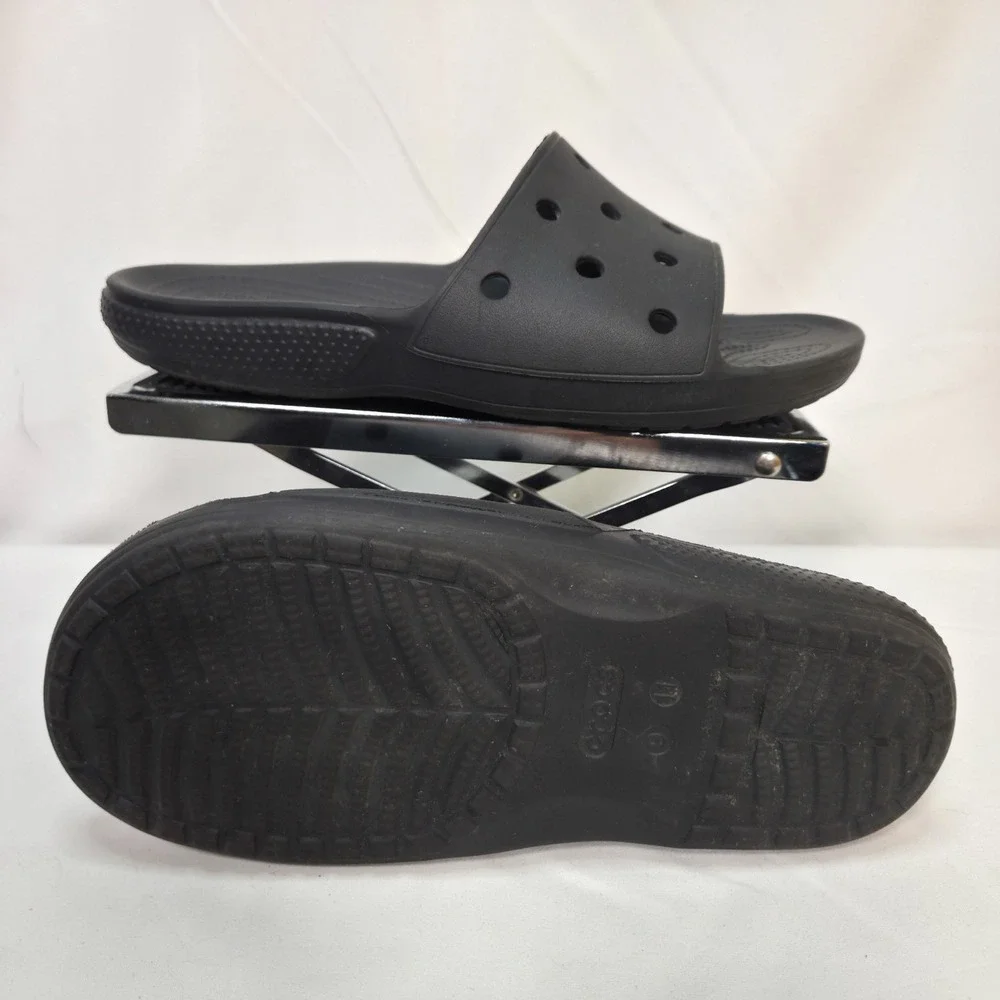 Crocs Original Classic Iconic Comfort Slides Sandals Unisex Adults Black M9 W11